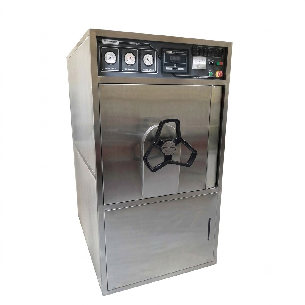 Horizontal steam autoclave front loading sterilizer for hospitals Pakistan